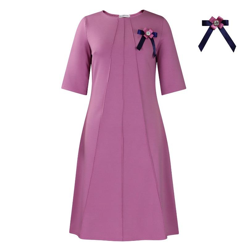 Women's New Fashion Temperament Elegant Solid Color Loose Large Size African Dress