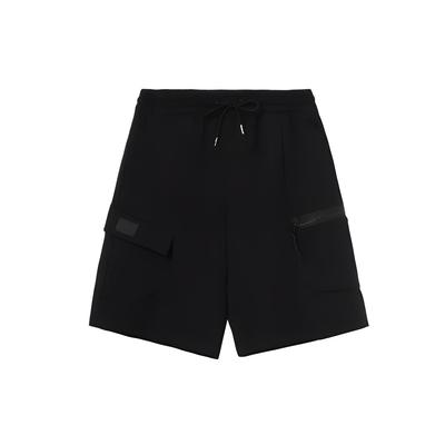 Li Ning Badfive Sports Basketball Serie Mehrfach-Taschen Lockere Sportshorts Herren Shorts Schwarz AKSR341-2