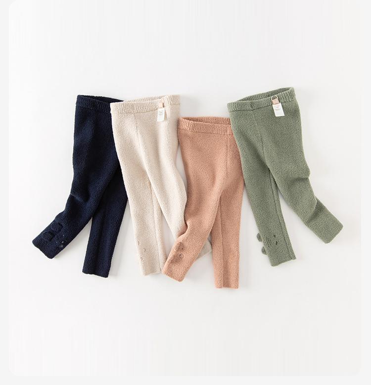 David Bella Children's Pants Autumn/Winter Girls' Snow Neil Bottom Woolen Pants Baby Outerwear Pants