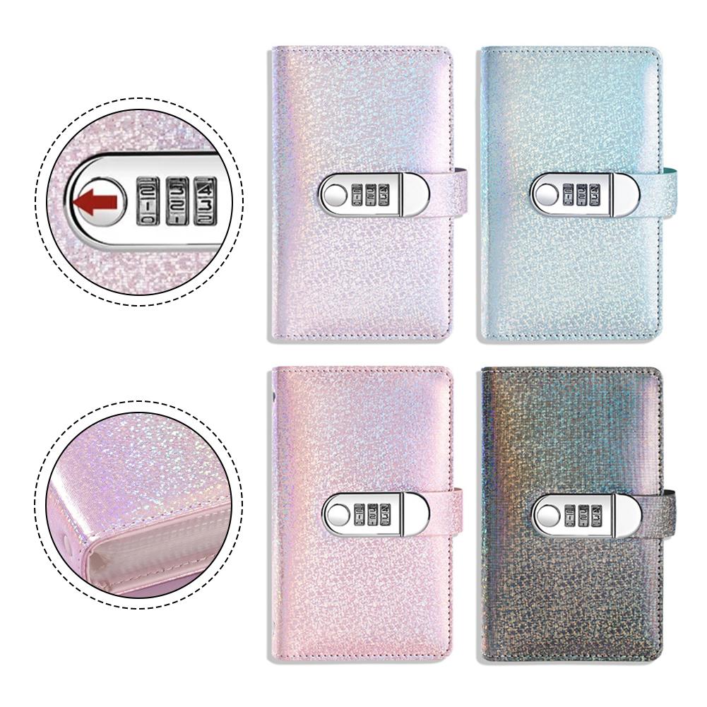 Compact PU Leather Budget Saving Binder with Secure Password Lock Feature