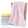 Vertical Stripe Cotton Towel with Custom Logo Embroidery - Ideal Gift Option
