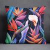 Tropical Flower Series Throw Pillow Decorative Pillow Bedroom Sofa Car Cushion Cover Pillowcase