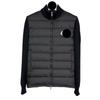 Autumn and winter new stand-up collar knitted splicing light down jacket women's short warm jacket