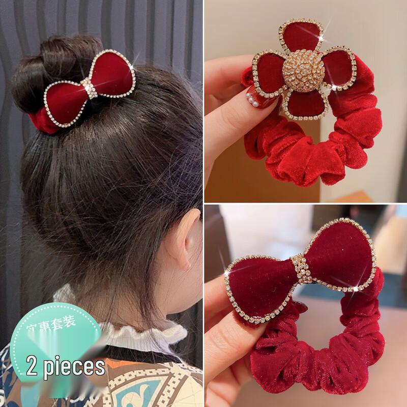 CHIMERA Girls Bow Hair Ties Set 2-piece set