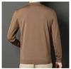 Men's High-Quality Imitation Wool Sweater: Autumn & Winter Warm Half-High Collar Base Layer