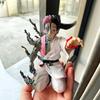 Akaza Kneeling Gk Figure Douma Sitting Noodle Stopper Anime Figurine Statue Collectible Model Desktop Decoration Gift For Fans