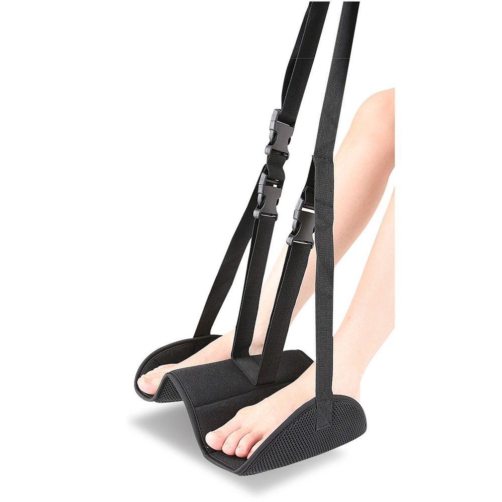 Adjustable Airplane Foot Hammock Lightweight Leg Support Cushion Leg Comfort Mat  Long Flights