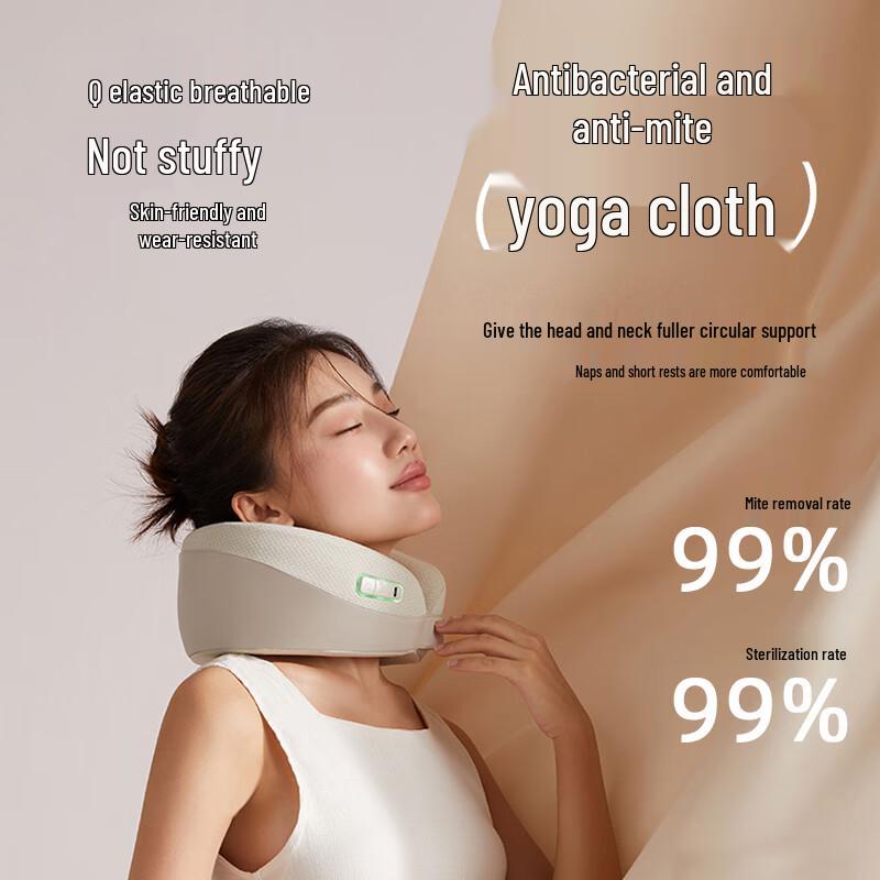 Bear Portable U-Shaped Neck Massager Pillow CN plug (adapter included)