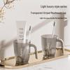 TAYHEE Clear Striped Mouthwash Tumbler