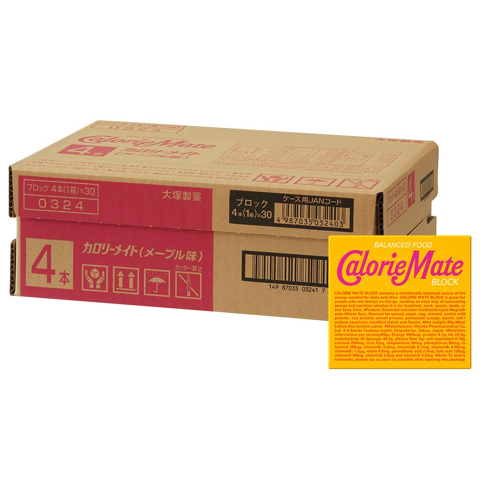 

Otsuka Pharmaceutical CalorieMate Блок Клен 4 штуки х 30 штук