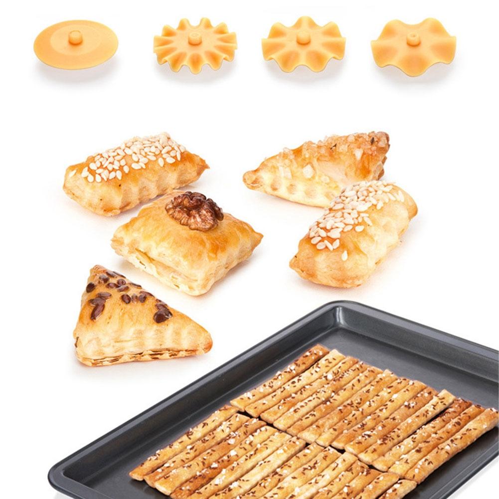 Plastic Baking Tool Pull Net Wheel Pizza Pastry Lattice Roller Cutter Kitchen