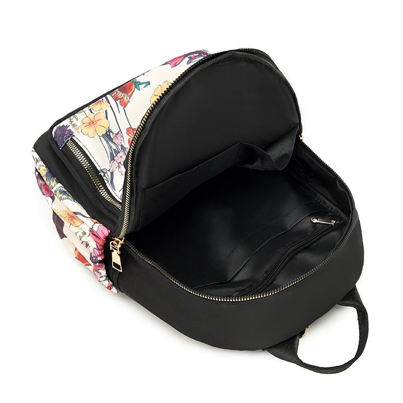 A Fashionable Printed Lightweight Individual and Niche Design Casual Bag with A Backpack
