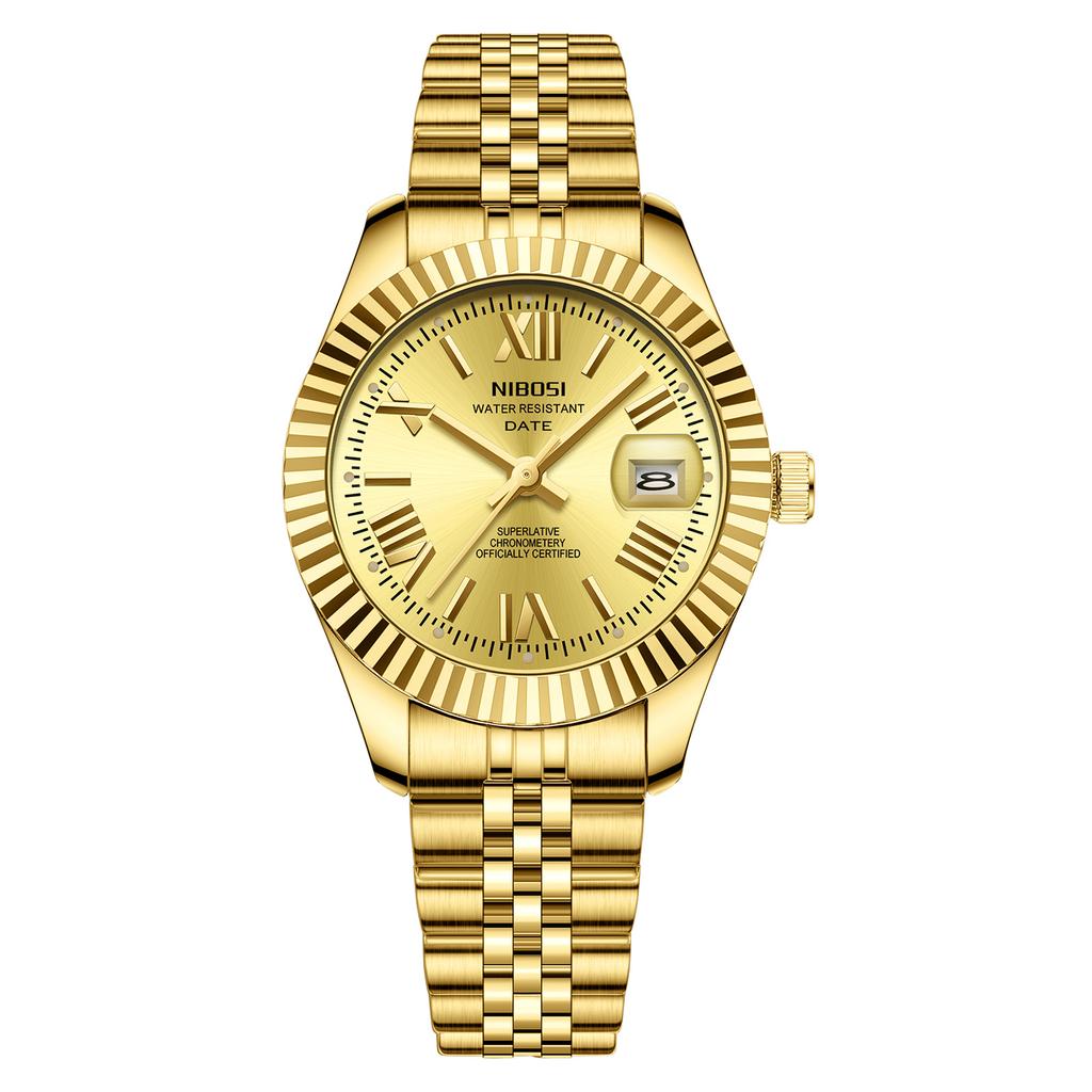 Fashion Brand Fashion Steel Belt Waterproof Calendar Women'S Watch Live Broadcast Popular Quartz Watch