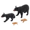Bear Life Cycle Figure Cognitive Educational Decorative PVC Animal Life Cycle Figure for Teaching