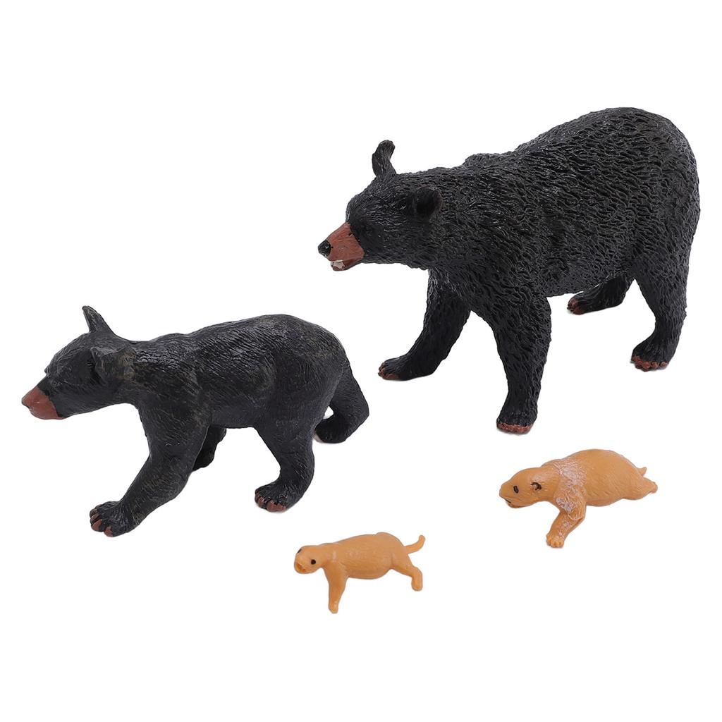 Bear Life Cycle Figure Cognitive Educational Decorative PVC Animal Life Cycle Figure for Teaching