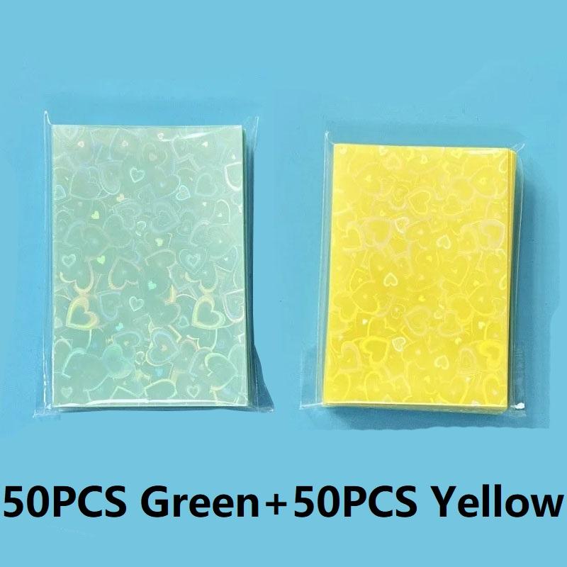 50/100pcs/pack Colored Korean Idol Photo Card Holder Photocard Sleeves Photo Anti-scratch Card Protective Case