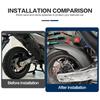 For SYM ADXTG400 ADXTG 400 2024 2025 Motorcycle Rear Fender Mudguard Wheel Fender Cover Hugger Splash Guard ABS Plastic