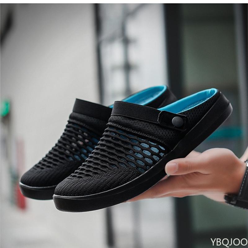 Comfortable Mesh Garden Shoes For Men 2026 New Summer AntiSlip Lightweight Slippers Men Clogs Sandalias Hombre Man Beach Sandals