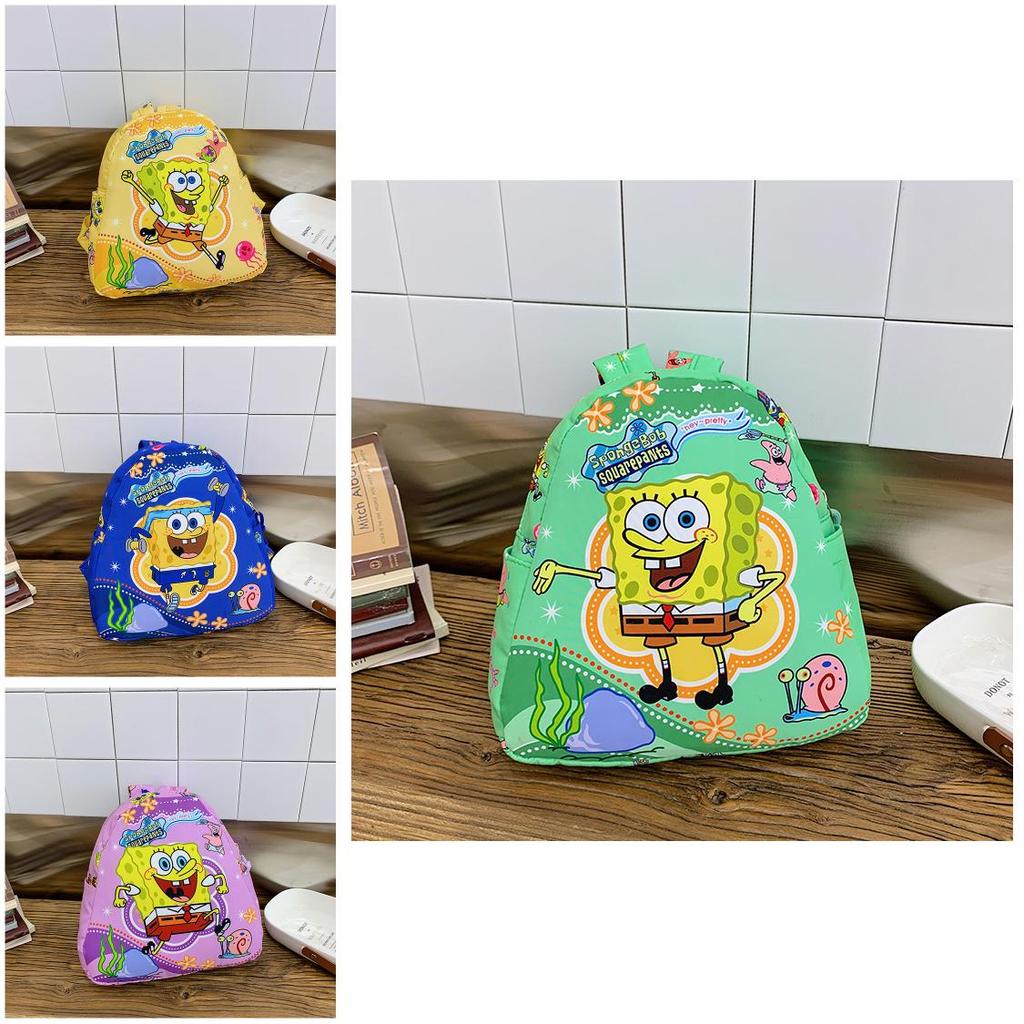 Zaino Cartoon per Bambini Con Patrick Stella Spongebob Sport Surf Mangiare Popcorn Stampato Per Bambini dell'Asilo