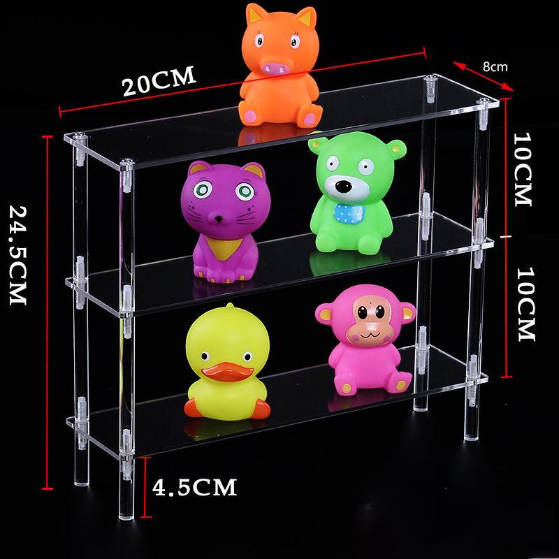 Clear Acrylic Display Riser Stand for Funko POP Figures, Cupcake Cosmetic Perfume Clay Doll Jewelry for Display Stand Organizer