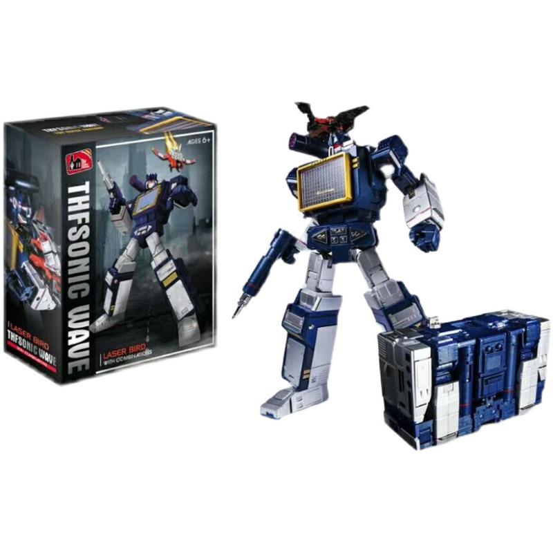 THF-01J Transformierendes Meisterwerk Soundwave mit Laserbeak Actionfigur