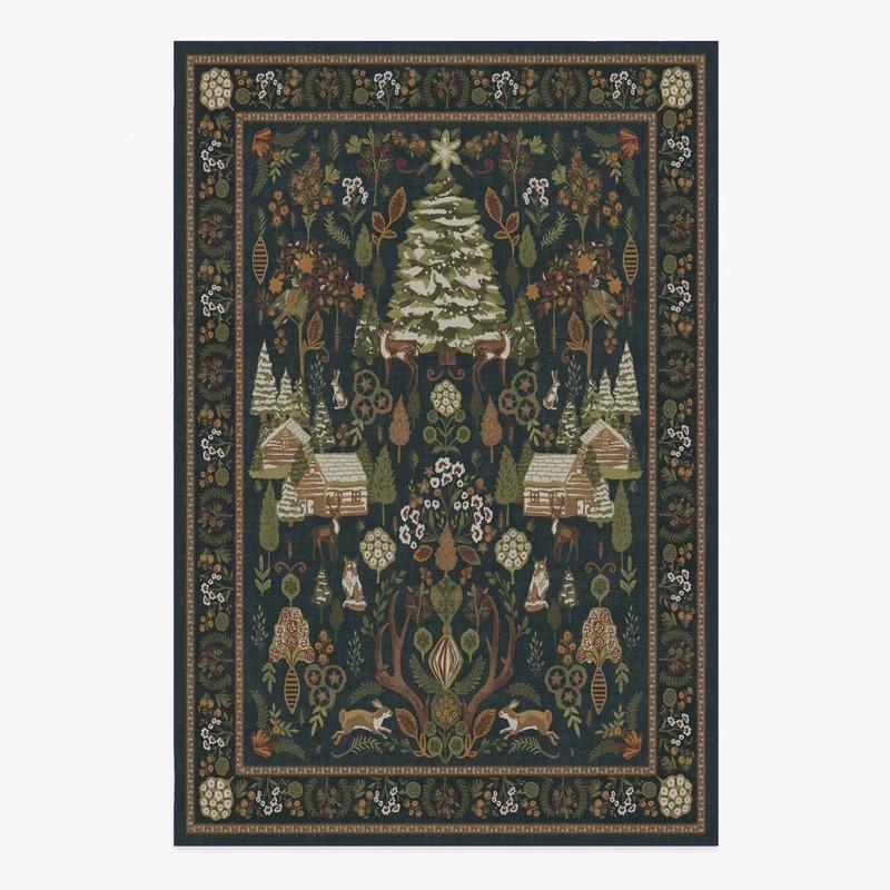 Luxury Retro Green Carpet Non Slip Washable Vintage Living Room Kitchen Bedroom Mat Mechanical Washable Hallway Floor Area Rug