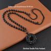 Obsidian Pixiu Pendant Necklace for Men and Women - Attract Wealth and Good Luck with Crystal Accessories