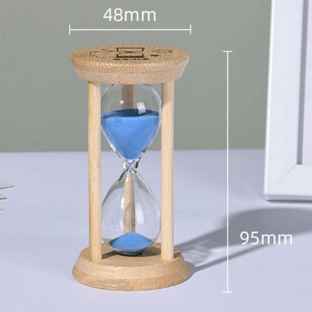 Productivity Tool Wooden Frame Sand Timer 5 Minute Vintage Style Sand Hourglass 3 Minute Sand Clock Office Decor