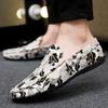 2025 Men's Shoes Breathable Bean Shoes Men's Trend One Step Stepping Old Beijing Cloth Shoes Driving Casual Shoes Lazy