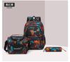 Children School Bags For Boys Set Schoolbag Primary Book Bag School Backpack With Lunch Bag 3Pcs Kids Waterproof Travel Rucksack