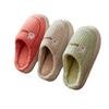 Autumn and winter cotton slippers home indoor non-slip thick-soled couple warm bag head velvet cotton shoes
