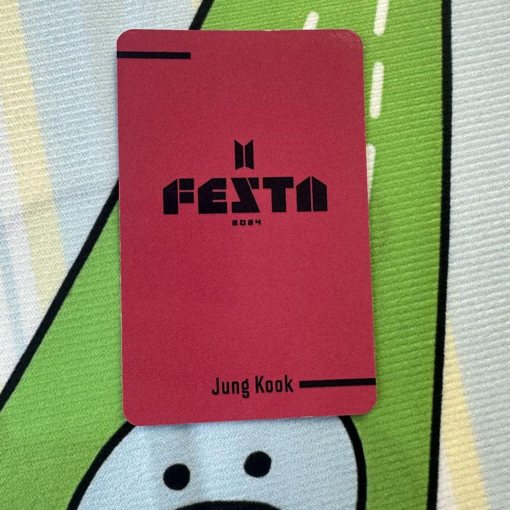 [USED] BTS Jungkook 2024 11th Anniversary FESTA ARMY ZONE Trading Card