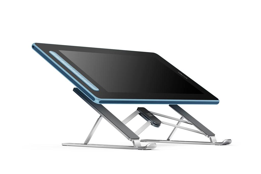 XPPen Foldable Stand for 12-16 Inch Laptops, Adjustable Angle, Non-Slip, Portable, with Storage Bag, Heat Dissipation, and Posture Improvement (ACS05)