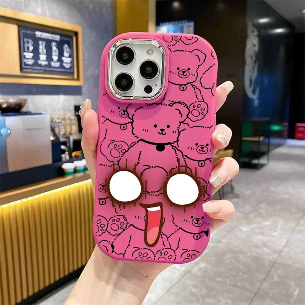 Phone Case: 2D Flat Design Suitable for iPhone 18 17 16 15 14 13 Pro Protective Case, Couple Style, Cartoon Exaggerated, Christmas and Halloween Gifts