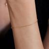 Lunne 14K Step Link 0.3 Chain Bracelet (14K Gold) #Lfb07
