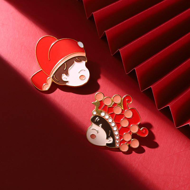 Creative Cartoon Style Brooches For Men And Women Perfect For Weddings And Parties