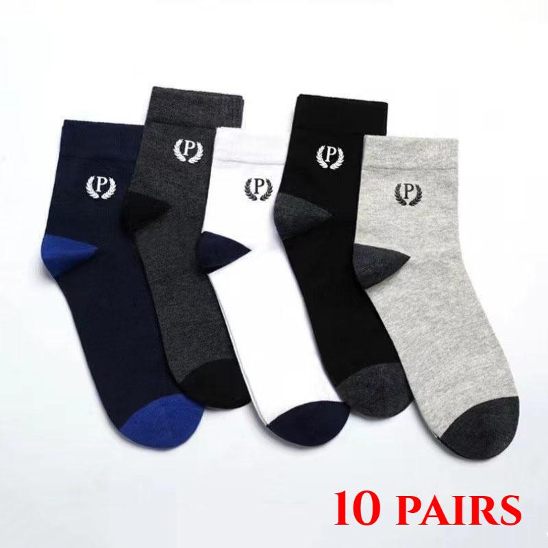 

10 Pairs Men s Socks Casual Breathable Cotton Man Run Sports Socks Spring Autumn Male Sox Gifts 10 pairs