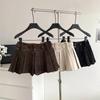 American Retro Spicy Girl High-Waist Corduroy Skirt-Pants