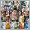 50 Elf Girl Stickers: Forest Style, HD Print, Perfect for Journals & Thermos Cups