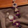 Luxury Bell Tassel Earrings Zinc Zinc Alloy Ethnic Style Ear Studs Rhinestone Pearls Ear Drop  Birthday