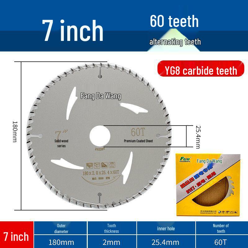 Woodworking YG8 Alloy Circular Saw Blades: 4-inch, 7-inch, and 10-inch for Portable Cutting Machines