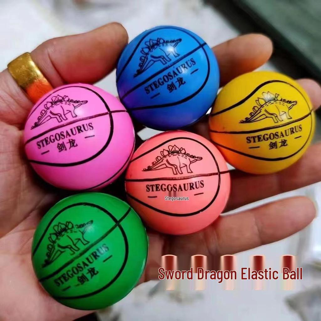 Elastic Cartoon Rubber Bouncing Balls, Extra Large, 50-Pack for Capsule Toy Machines