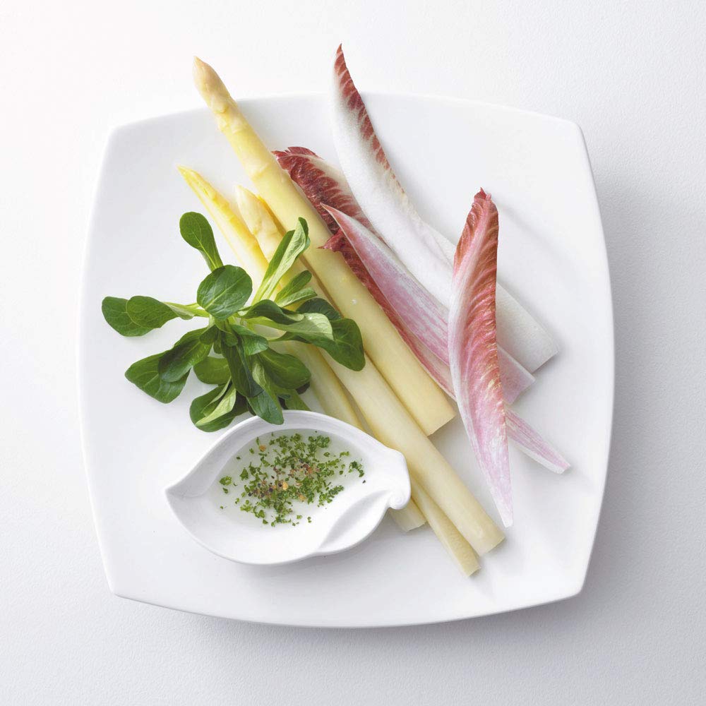 NARUMI Styles Plate, 24cm Diagonal, White, Simple and Stylish Square Lunch Plate, Single Plate, Microwaveable, Dishwasher Safe, 50481-5183