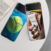 Tennis Racket Tennis Ball Phone Case For Samsung Z Flip 7 6 5G Galaxy Z Flip 5 4 3 Black Hard Cell Cover Luxury PC Shell Coque