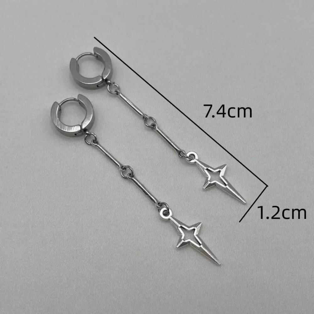 Hot Geometry Cross Star Pendant Women s Earrings Fashion Trendy Cool Versatile Simple Hip Hop Jewelry Gift