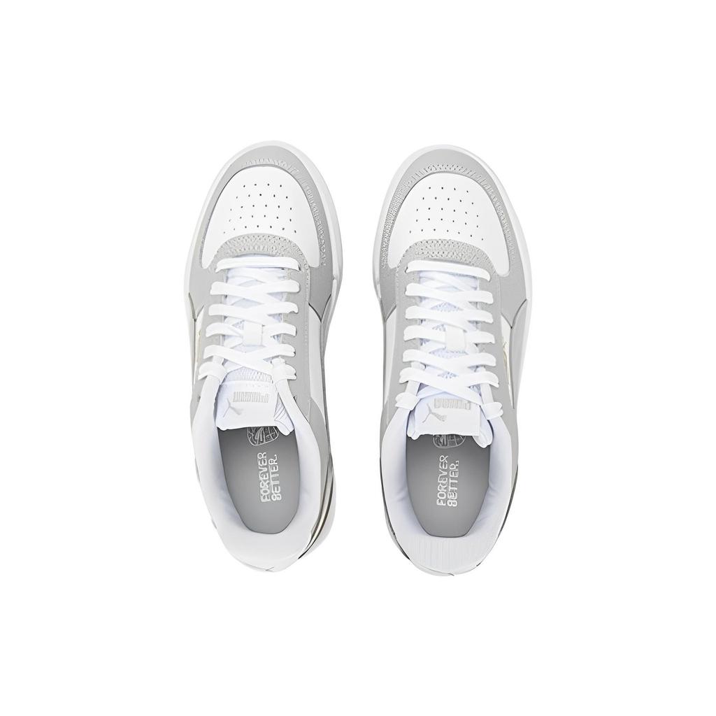 Puma Caven Comfortable Durable Low-Top Sneakers Unisex Sneakers White Gray 380810-35