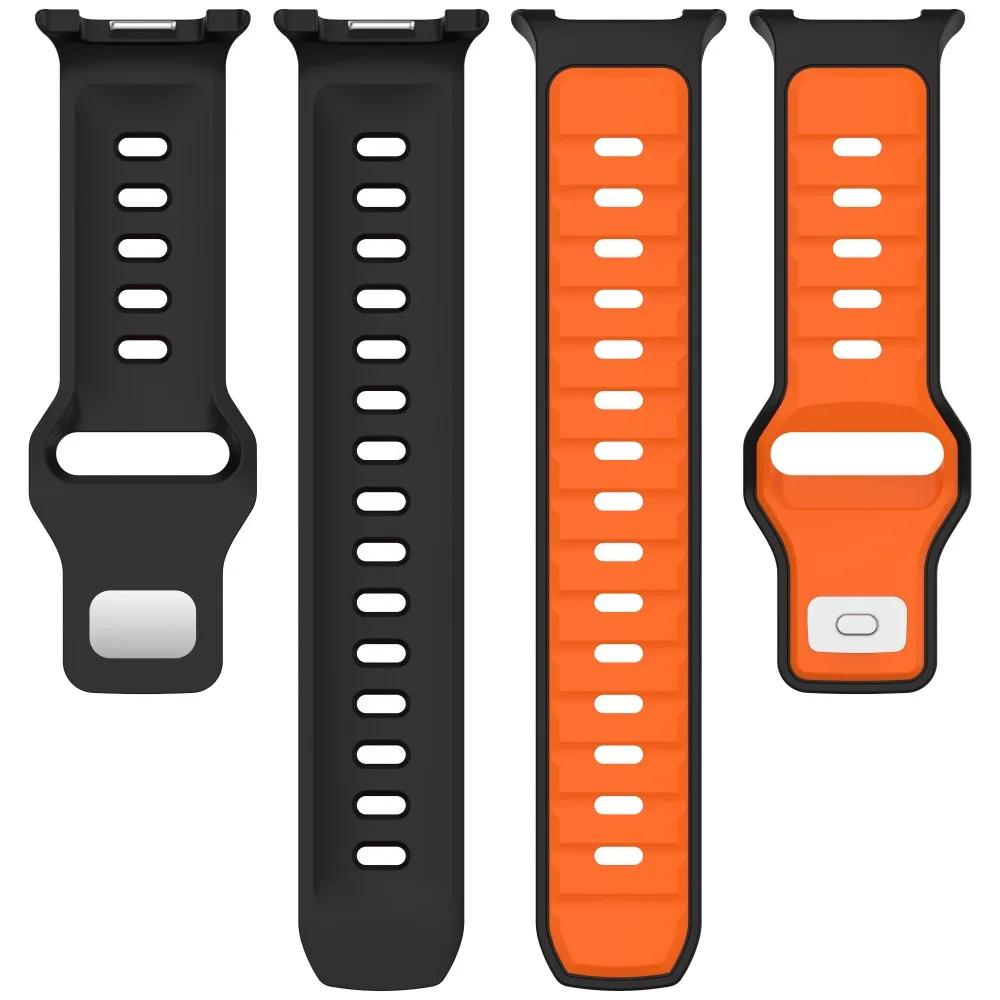 For Samsung Watch 8 Strap Soft Silicone Galaxy Watch 8 Classic Watchband Replacement 46MM 44MM 40MM No Gaps Galaxy Watch8 Correa