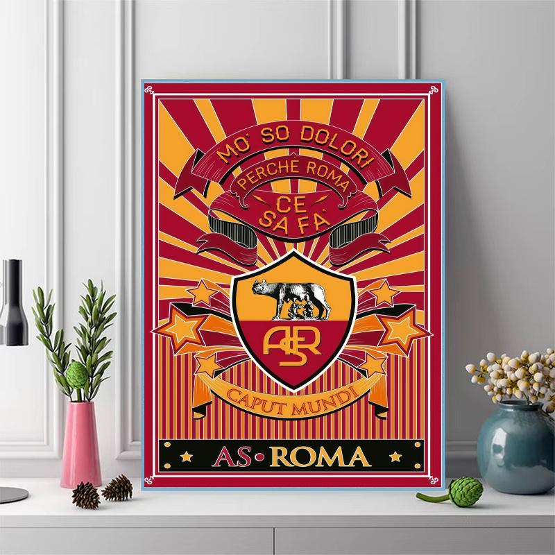 The Wolves logo 100% Round Full Drill 5D DIY Diamond Painting Embroidery Cross Stitch Rhinestone Décor