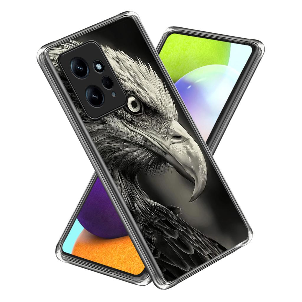For Xiaomi Redmi Note 12 4G Case Scratch-Proof TPU Pattern Printing Back Phone Cover