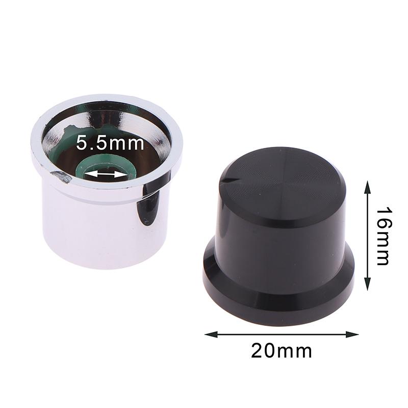 1Pc 20X16Mm Mini Aluminum Knob For Audio Amplifier Potemtiometer Volume Control Guitar Amp Effect Pedal Stomp Box Mixer Knob